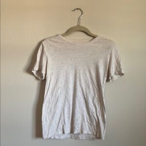 EVERLANE: 100% Organic Cotton Cream T-Shirt